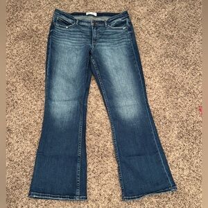 BKE Payton Boot Cut Jeans in Dark Blue